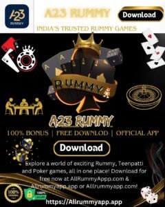A23 Rummy App: Download Get Free Bonus ₹1000 Now 1