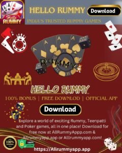 Hello Rummy: App Download Get Free Bonus ₹1000 Now 1